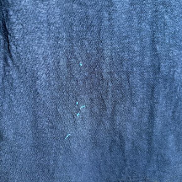 Tory Burch Embroidered Cotton Top Blue Orange Embellishment Sz S - Picture 8 of 9